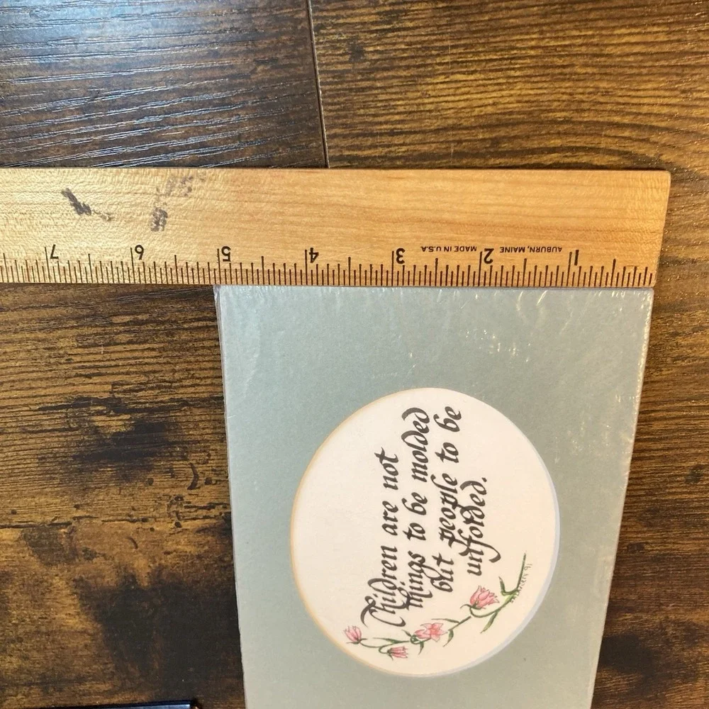 Vintage Hand Lettered Quote Wall Art Family Cottagecore Farmhouse‎ Decor 5x7